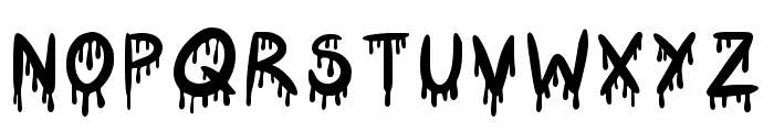 Ghoulish Regular Font UPPERCASE