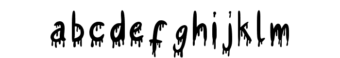 Ghoulish Regular Font LOWERCASE