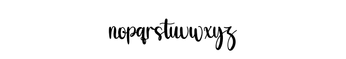 Ghozali Font LOWERCASE
