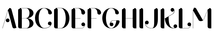 GhufyRegular Font UPPERCASE