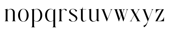 Gialita Font LOWERCASE