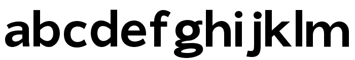 GianeGothicsans-Bold Font LOWERCASE