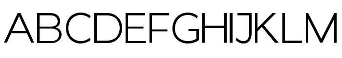 GianeGothicsans-Light Font UPPERCASE