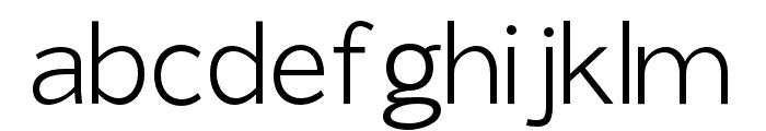 GianeGothicsans-Light Font LOWERCASE