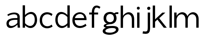 GianeGothicsans-Regular Font LOWERCASE