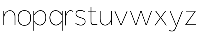 GianeGothicsans-Thin Font LOWERCASE