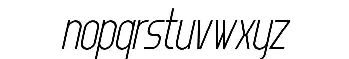 Giant Impact Light Italic Font LOWERCASE