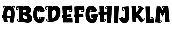 Giant Witch Font UPPERCASE