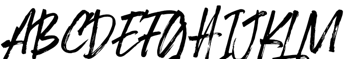 GiantBrush-Regular Font UPPERCASE