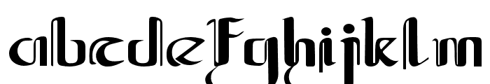 GiavaRegular Font LOWERCASE