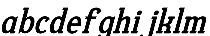 Giblant Italic Font LOWERCASE