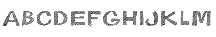 Gibon-Bold-Fill-Striped-1 Font LOWERCASE