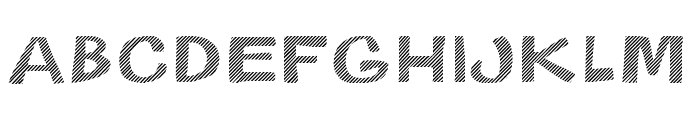 Gibon-Bold-Fill-Striped-2 Font LOWERCASE