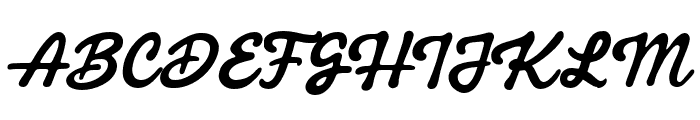 GibsonMirage-Script Font UPPERCASE