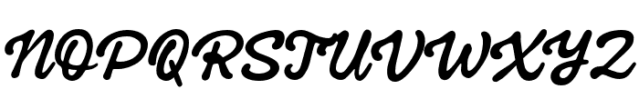 GibsonMirage-Script Font UPPERCASE