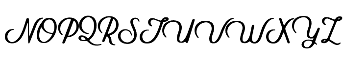 GibsonScript-Regular Font UPPERCASE