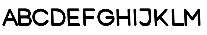 Gifcha-Regular Font UPPERCASE