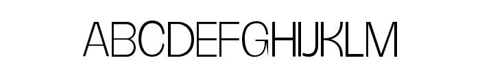 Gifka-Thin Font UPPERCASE