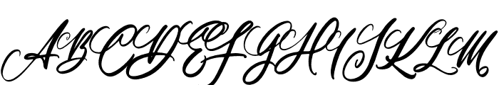 Gifolgh Font UPPERCASE