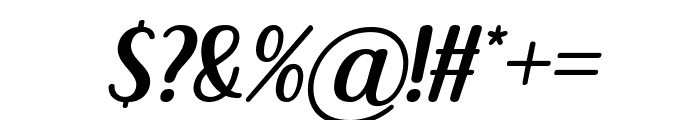 Gifted Sister Italic Font OTHER CHARS