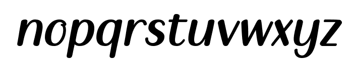 Gifted Sister Italic Font LOWERCASE