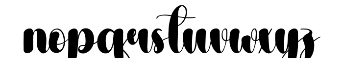 Gifting Font LOWERCASE