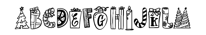 Giftmas Font UPPERCASE