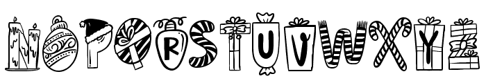 Giftmas Font UPPERCASE