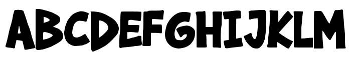 Giggle Comic Regular Font UPPERCASE