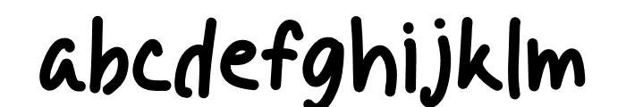 Giggles Regular Font LOWERCASE