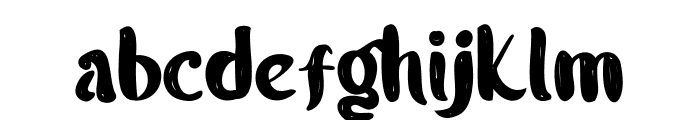 Gigih Regular Font LOWERCASE