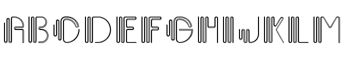 GiglioOutline Font UPPERCASE