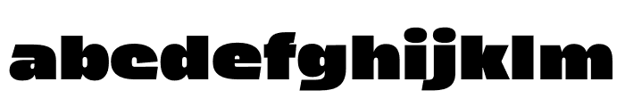 Gigranche Fat Font LOWERCASE
