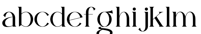 Gikany Font LOWERCASE