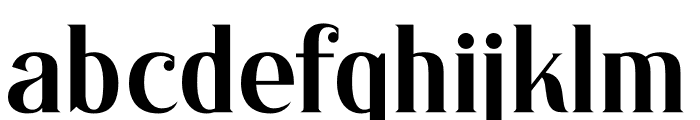 Gikefta Font LOWERCASE