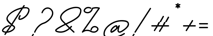 Gilbert Einstein Italic Font OTHER CHARS