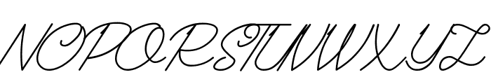 Gilbert Einstein Italic Font UPPERCASE