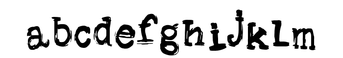 Gilbery Regular Font LOWERCASE