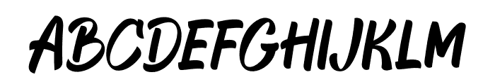 Gilborn Bold Font LOWERCASE