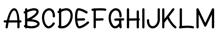 Gilbrets Fun Font UPPERCASE