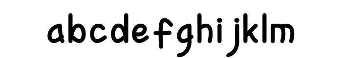 Gilbrets Fun Font LOWERCASE