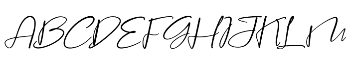 Gilconish Matter Italic Font UPPERCASE