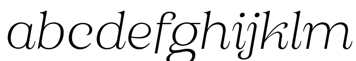 Gilded Masting ExtraLight Italic Font LOWERCASE