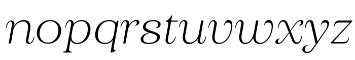 Gilded Masting ExtraLight Italic Font LOWERCASE