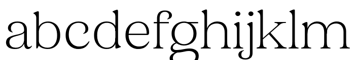 Gilded Masting ExtraLight Font LOWERCASE