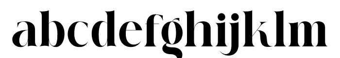 Gilfin Font LOWERCASE