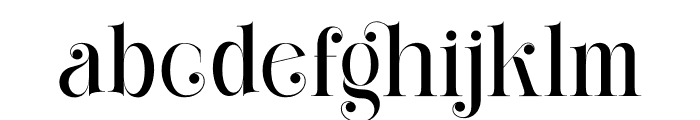 Gilgha Font LOWERCASE