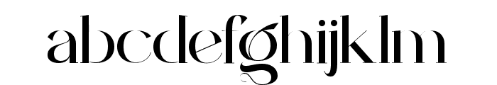 Giliant Regular Font LOWERCASE