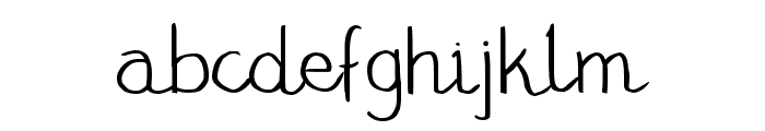 Giligeli Regular Font LOWERCASE