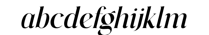 Gilkyst Italic Font LOWERCASE